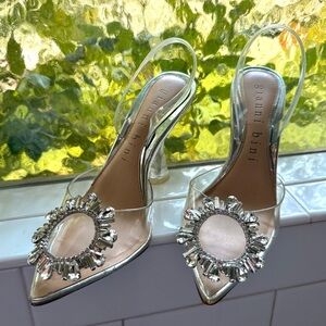 Gianni Bini Vivyee Clear Rhinestone Pumps